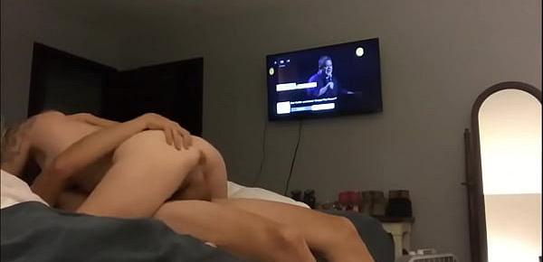  Passionate couple fuck in the bedroom